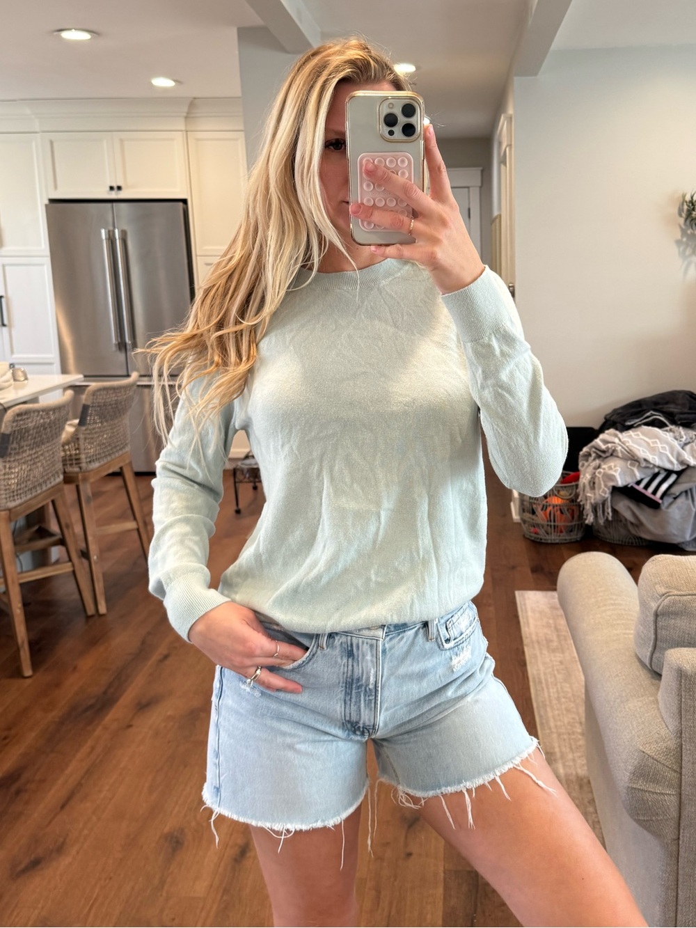 Nordstrom cotton/ cashmere blend M